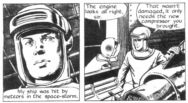 Panels from "Sammy in Space" (from Swift, cover dated 7th February 1959)