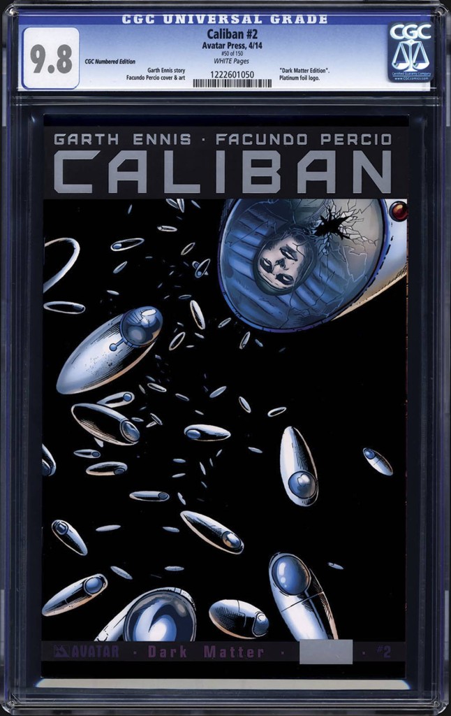Caliban #2 Platinum CGC Numbered Edition