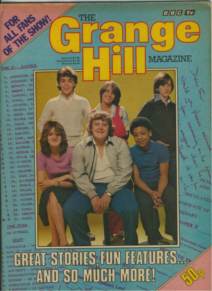 Grange Hil Magazine Issue 1 - Cover