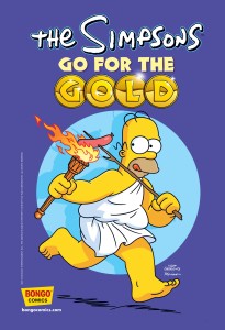 The Simpsons Go For Gold - Cover
