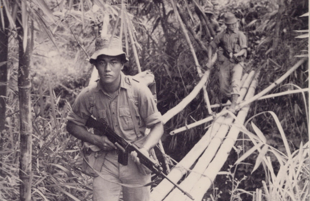 Gurkha soldiers in Borneo. Crown Copyright