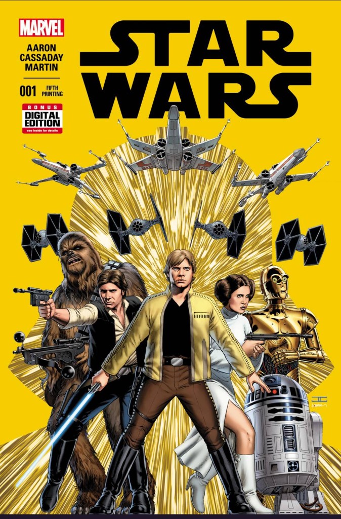 Star Wars #1 Cassaday – Fifth Printing Variant