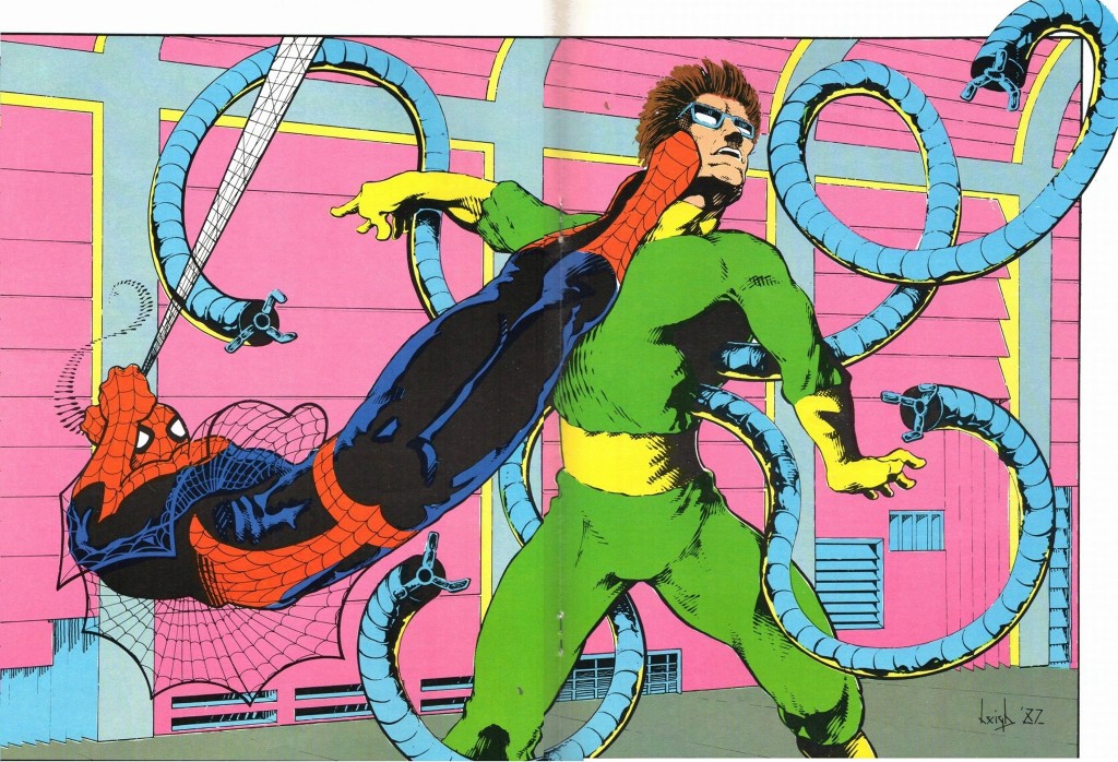 Spider-Man versus Doc Ock by Leigh Baulch