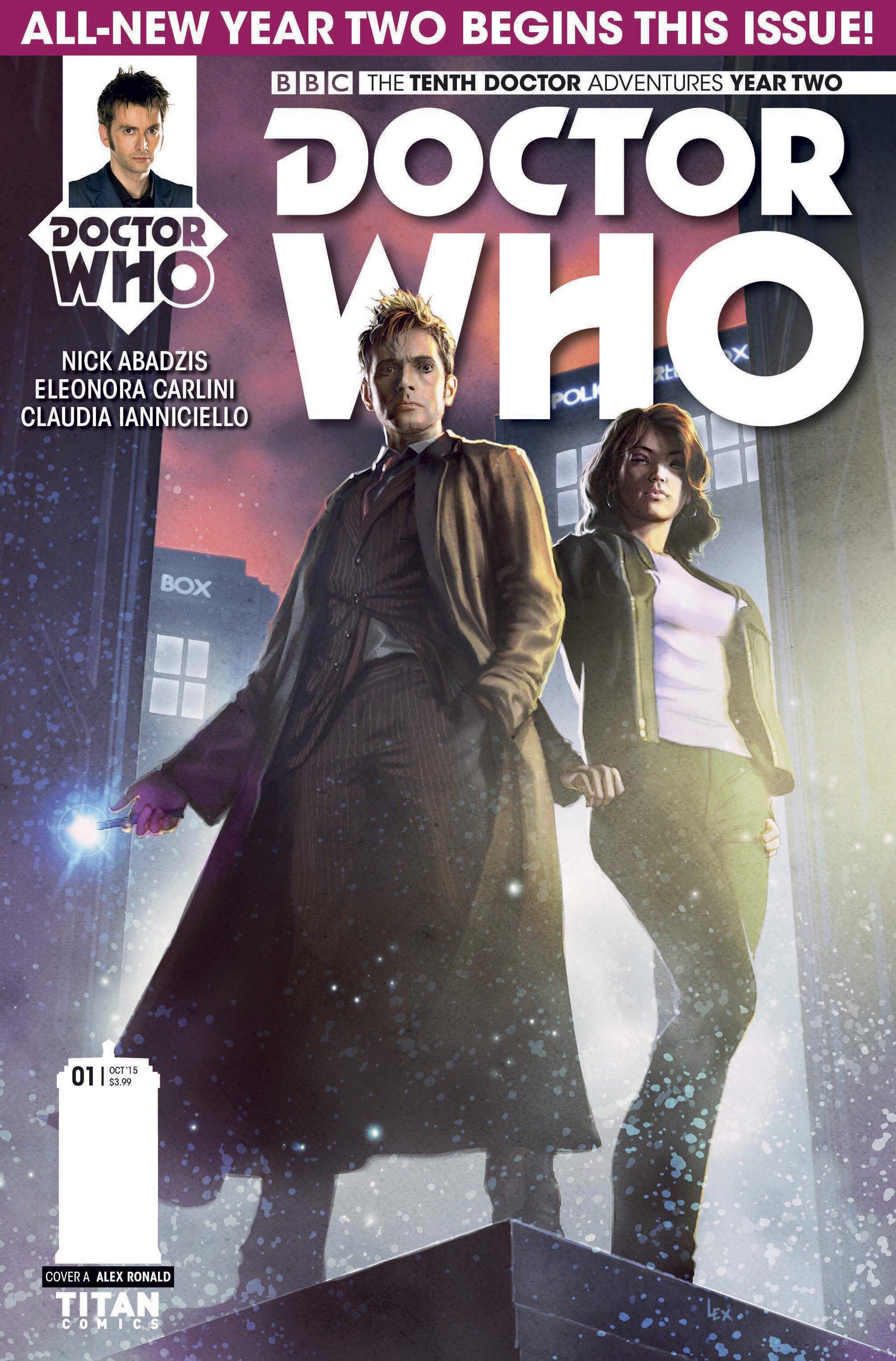Doctor Who: The Tenth Doctor: Year Two #1 - Cover A