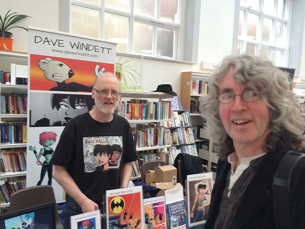Preston-based cartoonist Dave Windett and Doctor Who? writer Tim Quinn