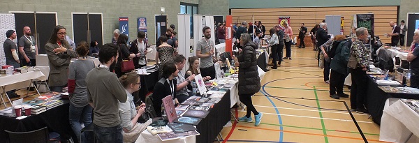 Wonderlands 2015 Publisher's Hall with a selection of dealers, publishers, creators and small press. Photo: Jeremy Briggs