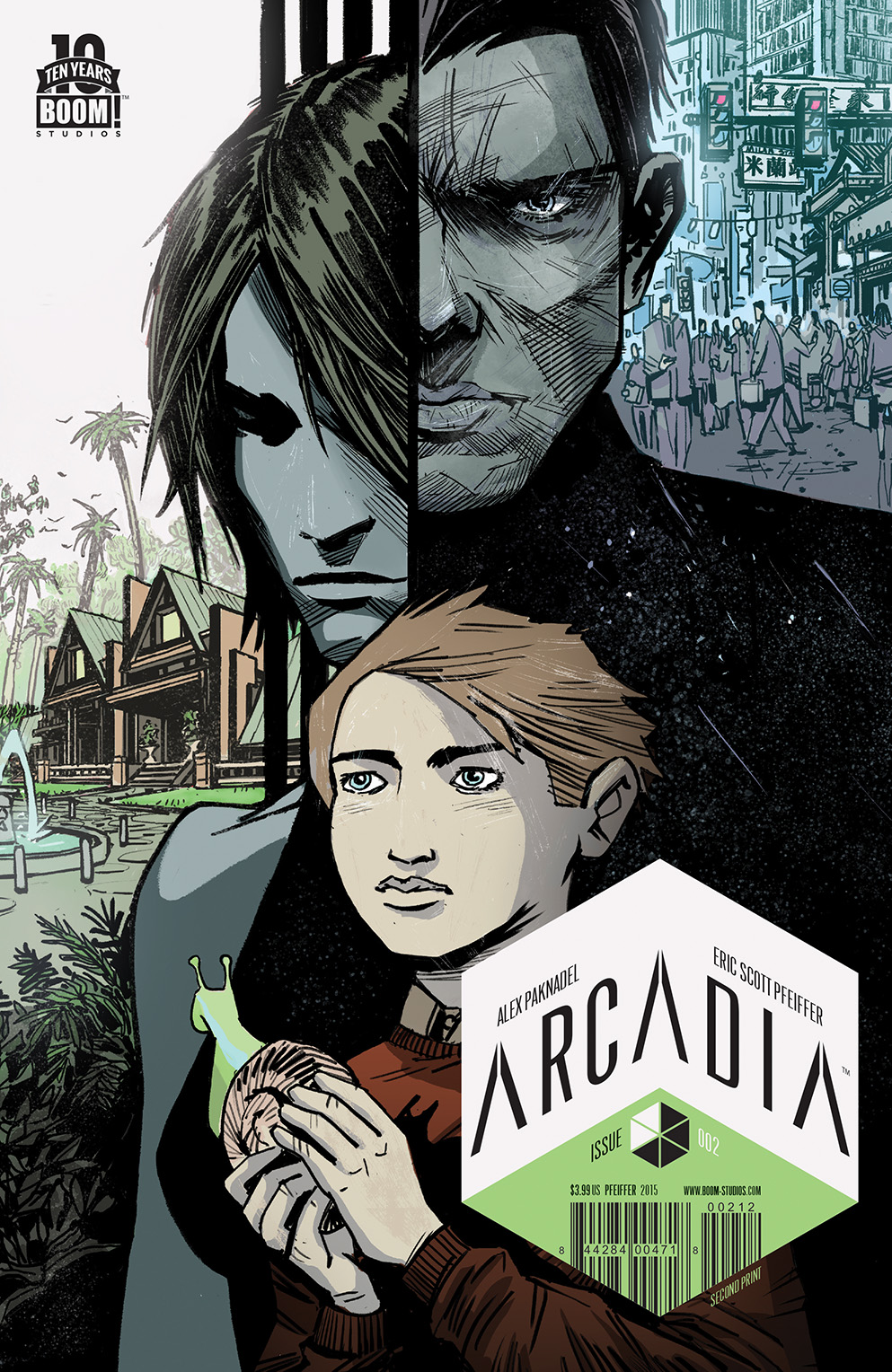 Arcadia #2 Second Print Cover by Eric Scott Pfeiffer