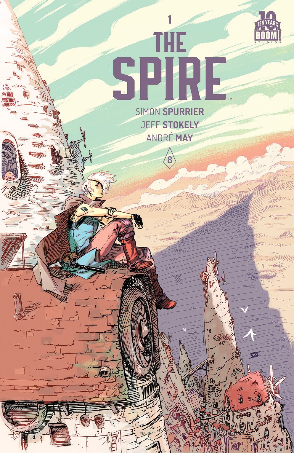 The Spire #1 Main Cover by Jeff Stokely