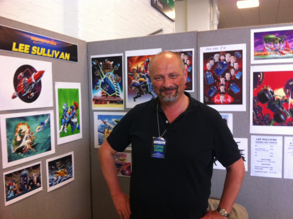 Doctor Who, Rivers of London and Thuderbirds comic artist Lee Sullivan at London Film and Comic Con 2015. Photo: Katie White