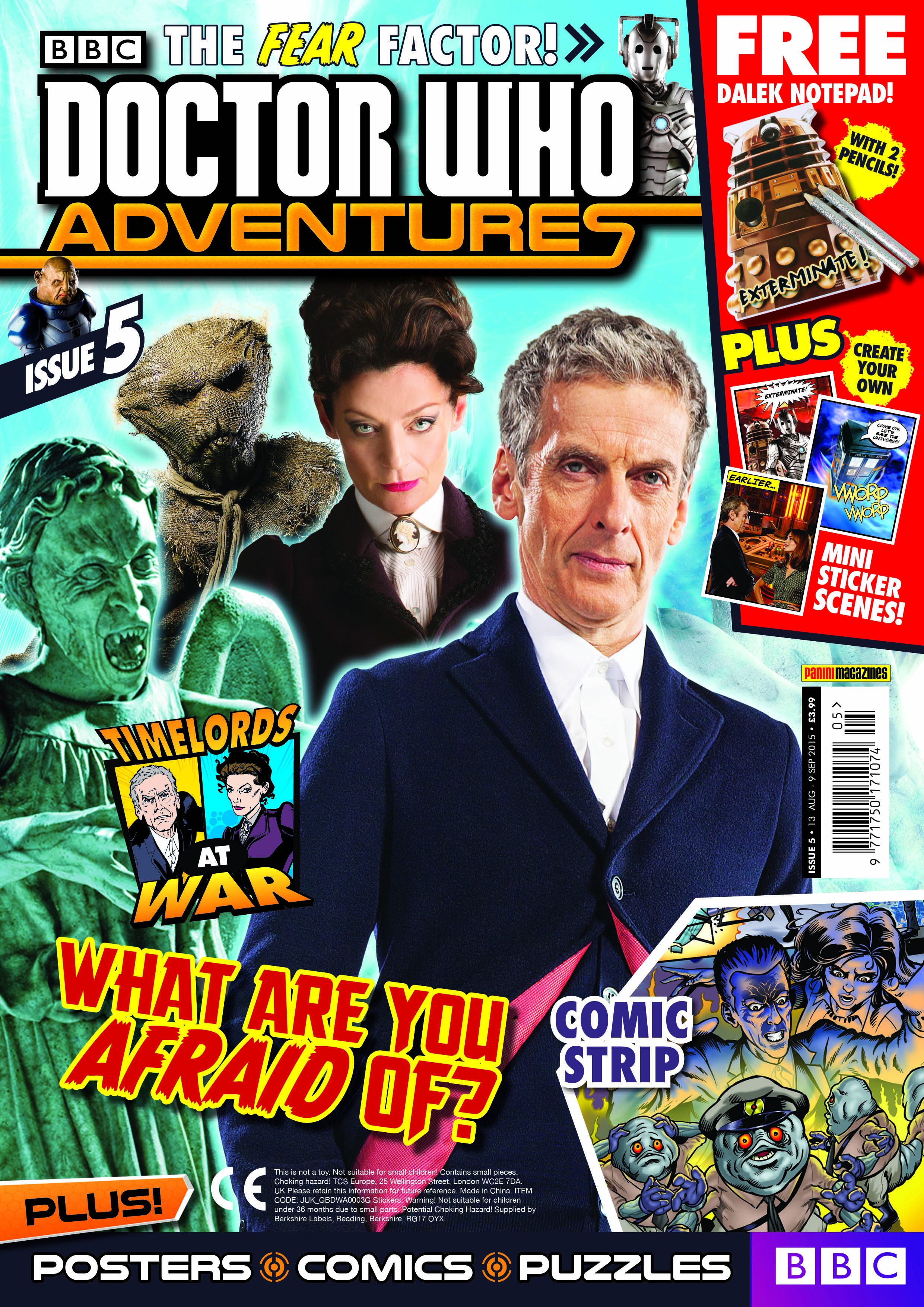 Doctor Who Adventures Issue 5 - Cover