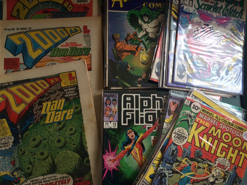 A fine haul of comics from Melksham Comic Convention. Photo: Tony Esmond