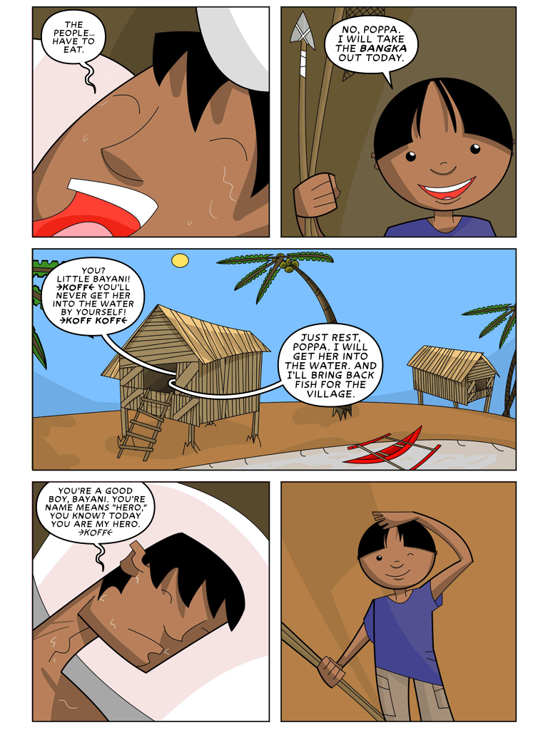 Bayani and The Nine Daughters of The Moon #1 - Sample Page 3