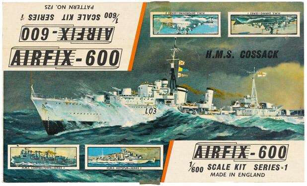 Airfix Kit Art: HMS Cossack