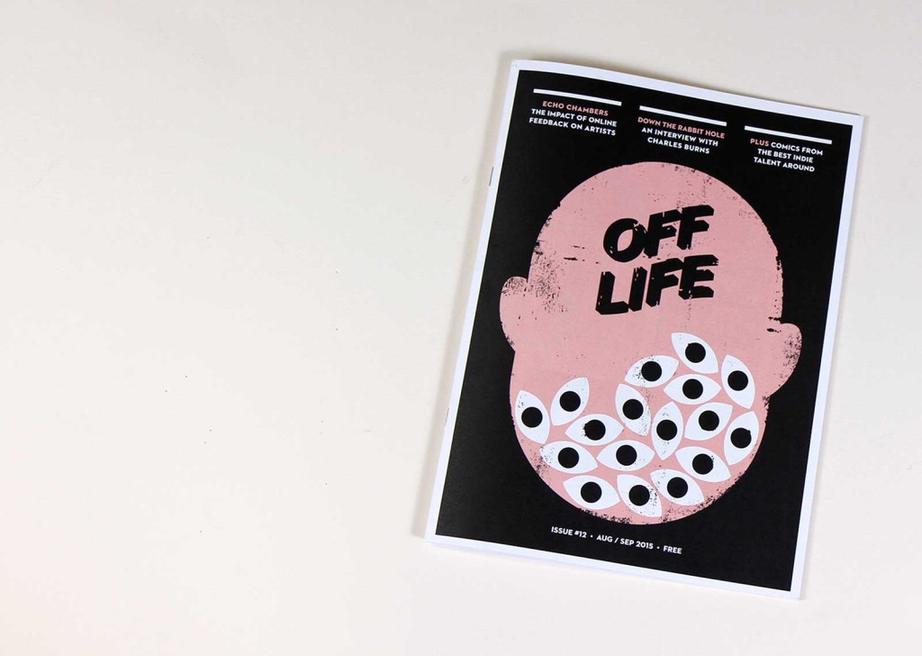 The cover of OFF LIFE Issue 12 is the work of The Project Twins