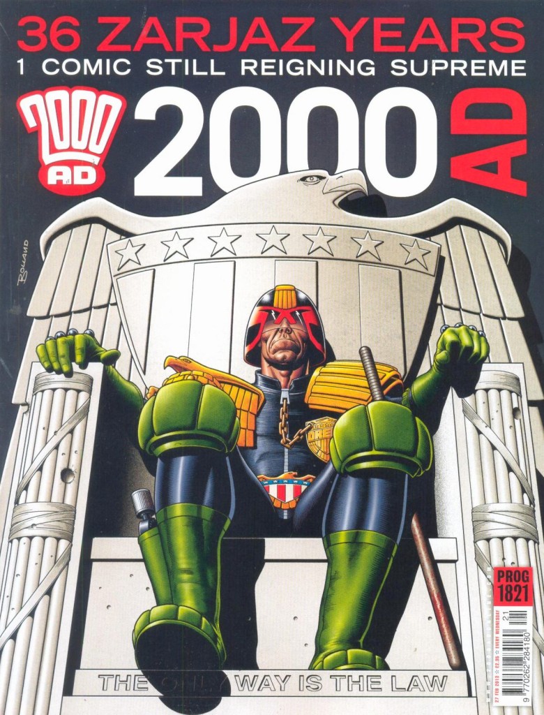 2000AD Prog 1821 - Brian Bolland Dredd Cover