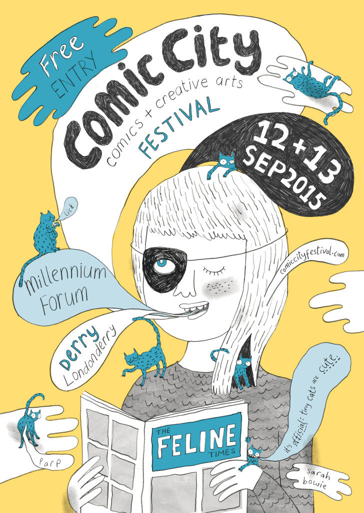 ComicCity Festival Flyer by Sarah Bowie