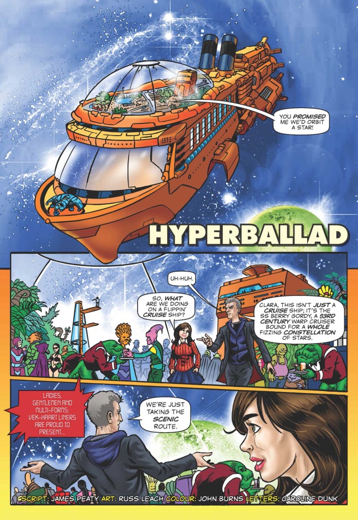 Doctor Who Adventures #6 - "hyperballad" strip page