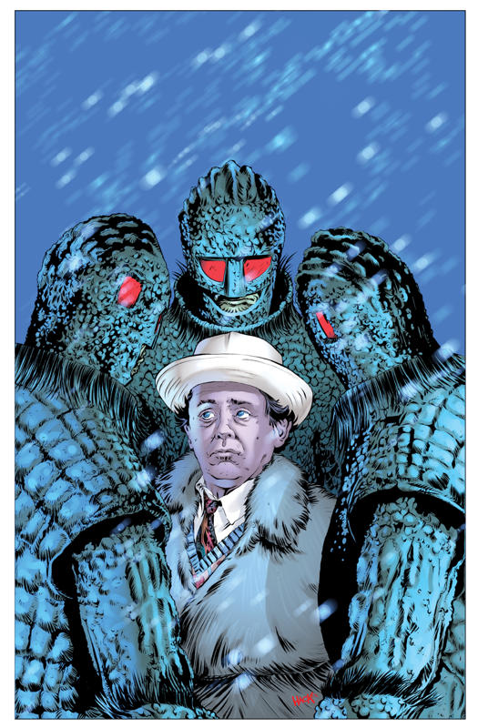 Cover art by Robert Hack for IDW's Doctor Who Classics: The Seventh Doctor Adventures #2. Colour by Charlie Kirchoff. 