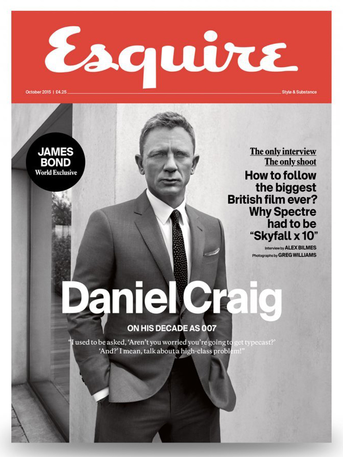 Esquire 43 (2015) - Daniel Craig