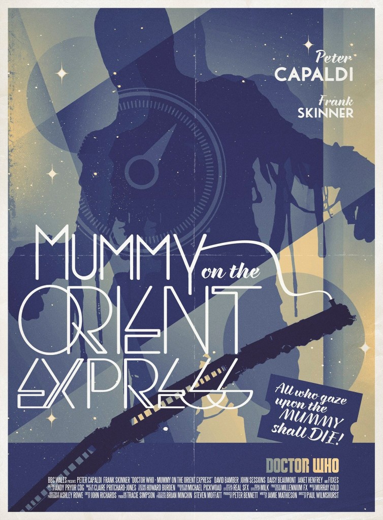 Doctor Who: Mummy on the Orient Express Poster by Stuart Manning