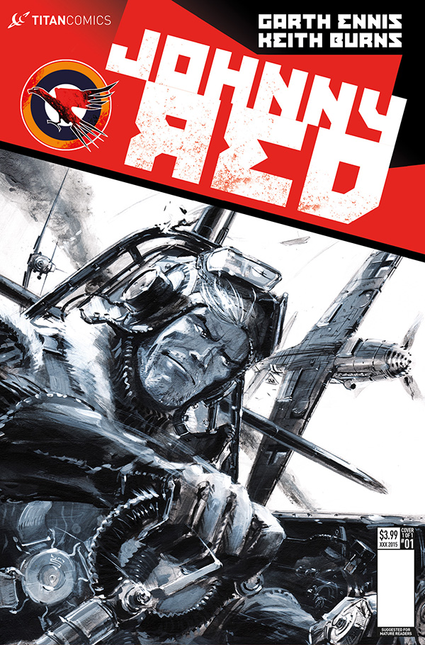 Keith Burns cover for Johnny Red #1