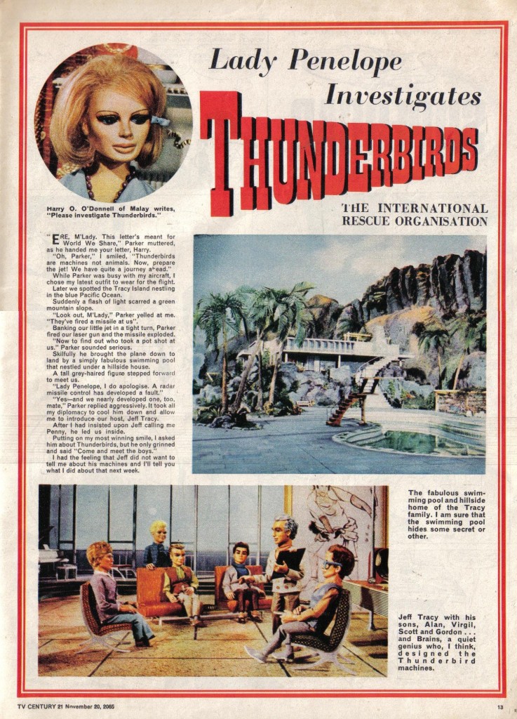 Another teaser for Thunderbirds, in TV21 Issue 44, in the run up to the strip's eventual debut In Issue 52 in January 1966