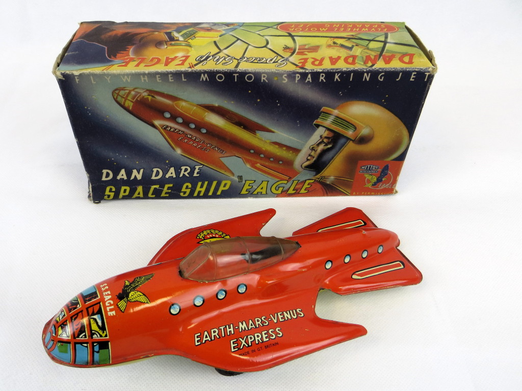Dan Dare Space Ship Eagle 1950s, excellent condition with original box.