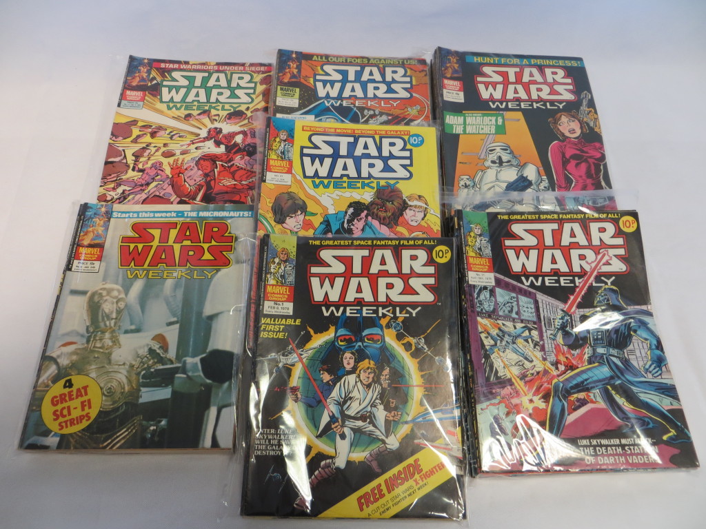 Complete Set of Star Wars UK Comics Number 1 to 117, February 1978 to May 1980.