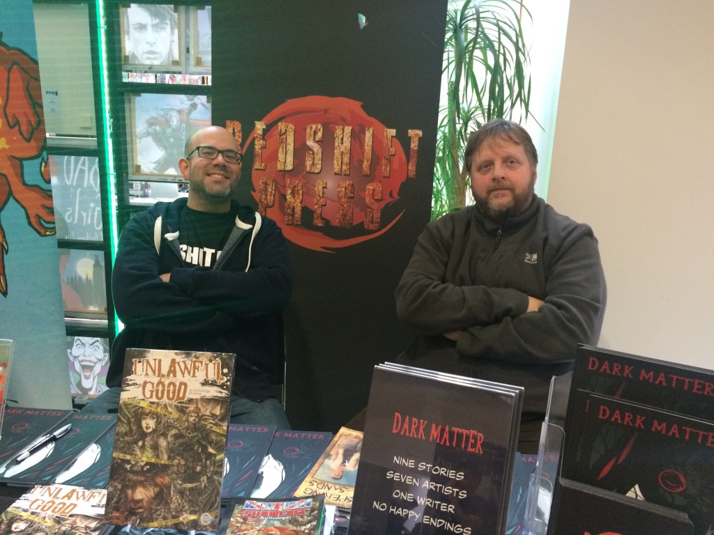 Chris Sides and Chris Travell of Redshift Press. Photo: Tony Esmond