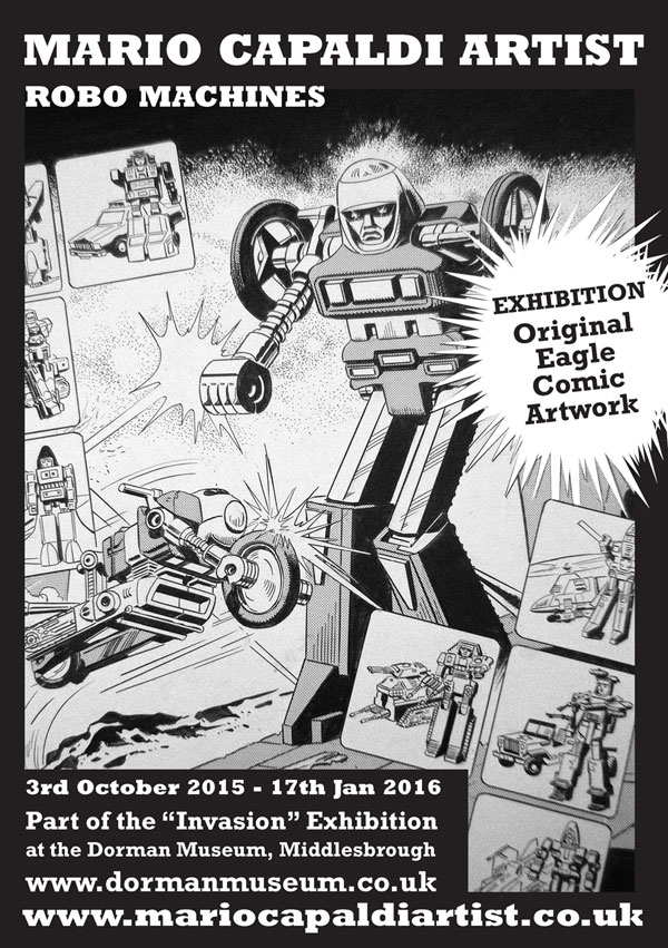 Robo Machines Exhibition Poster