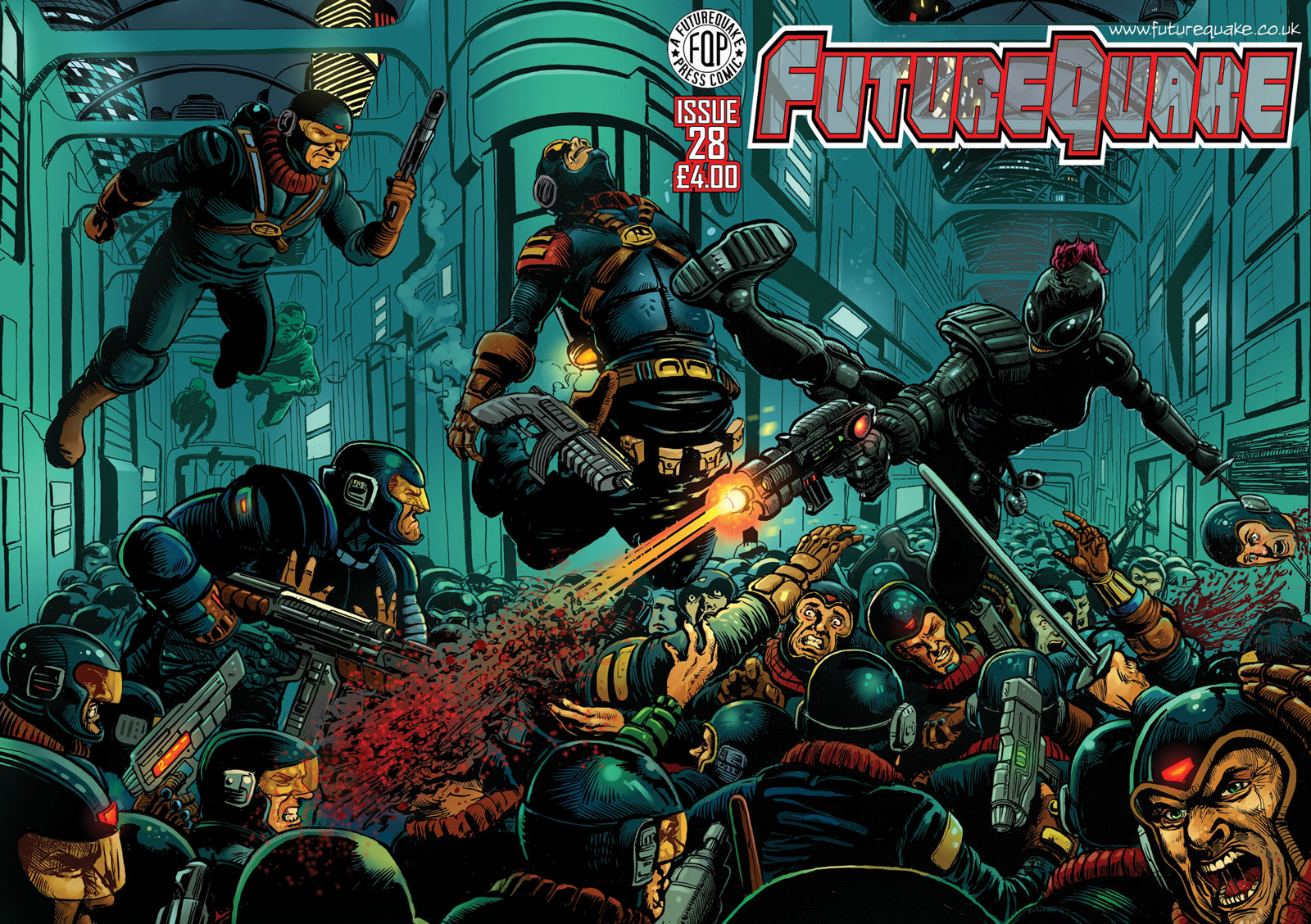 Future Quake Issue 28 - Wraparound Cover