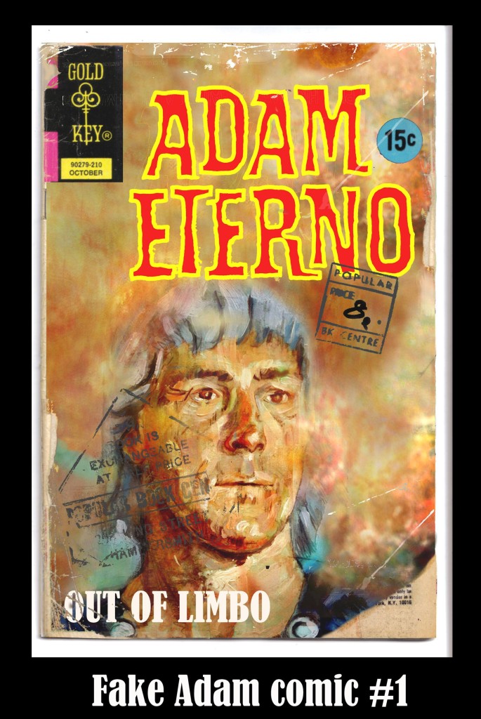 Adam Etterno reinvented for a fake Gold Key comic cover by Graham Hill. Adam Eterno © Egmont UK