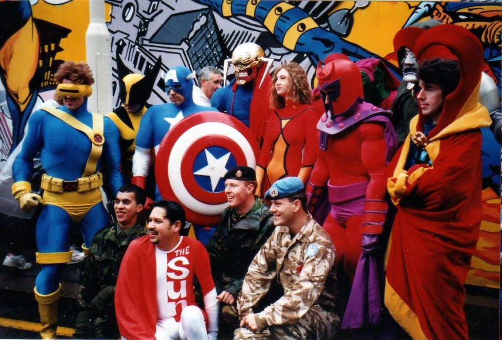 Marvel UK supports the troops at the London Lord Mayor's Parade
