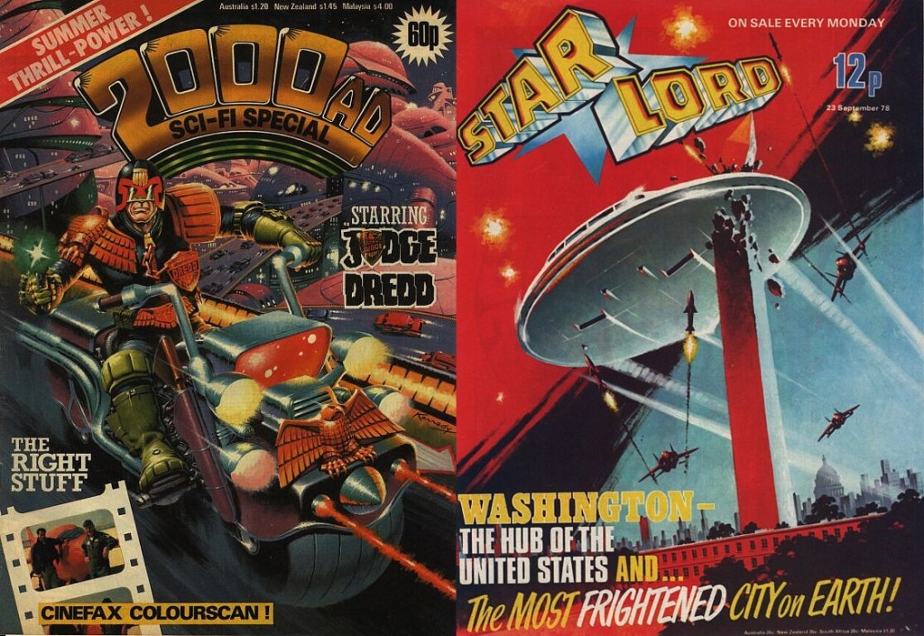 2000AD and Starlord Painted Covers by Ian Kennedy 
