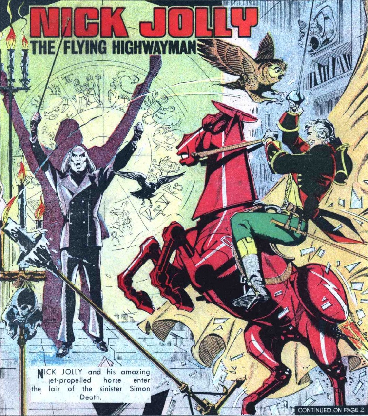 The Hotspur Issue 802 "Nick Jolly The Flying Highwayman"