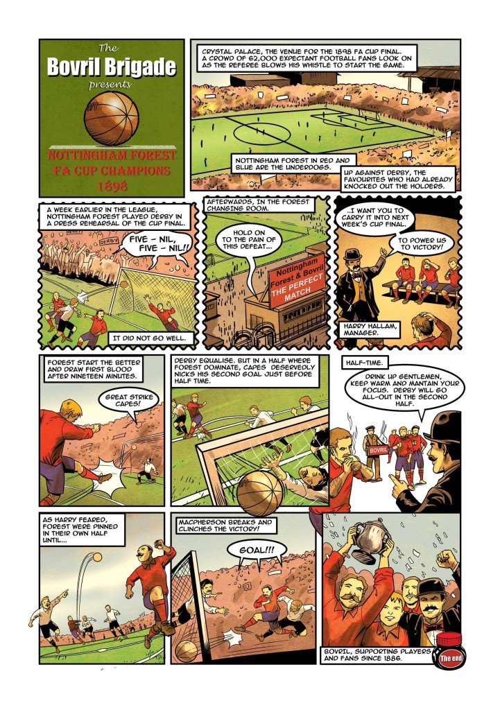 How Nottingham Forest swapped half-time oranges for Bovril in this strip drawn by Andrew Chiu