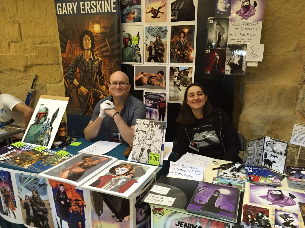 Malta Comic Con 2015: Gary Erskine and Jenika Iofredda