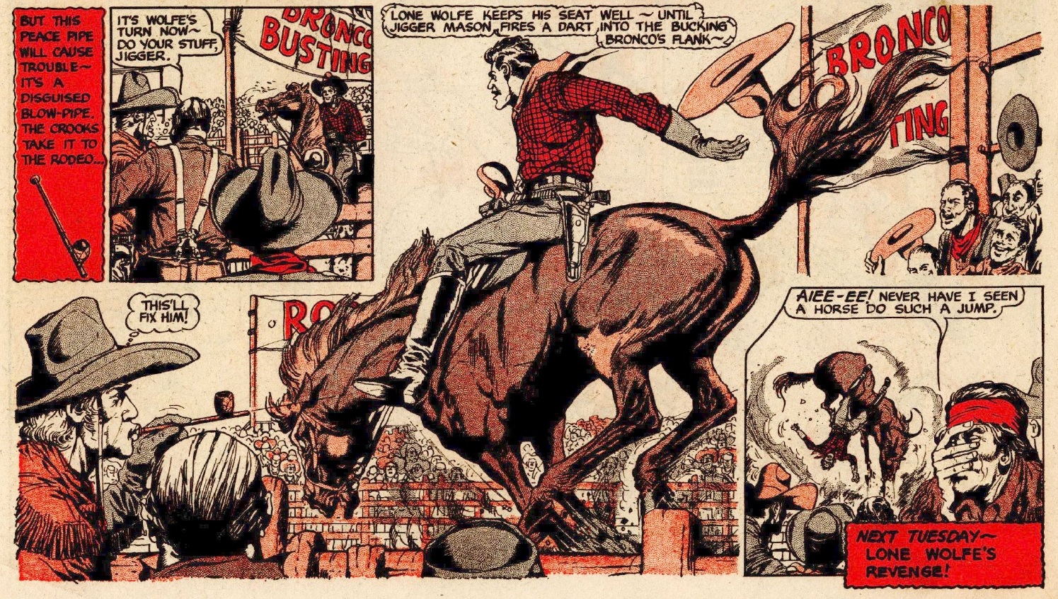 The Beezer Issue 52: Lone Wolfe - Rodeo Story