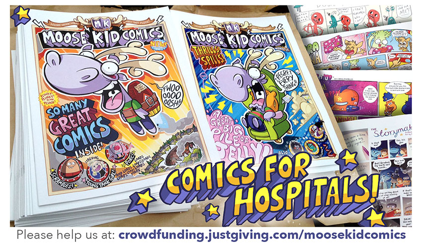Moose Kid Comics - Comics for Hospital Campaign