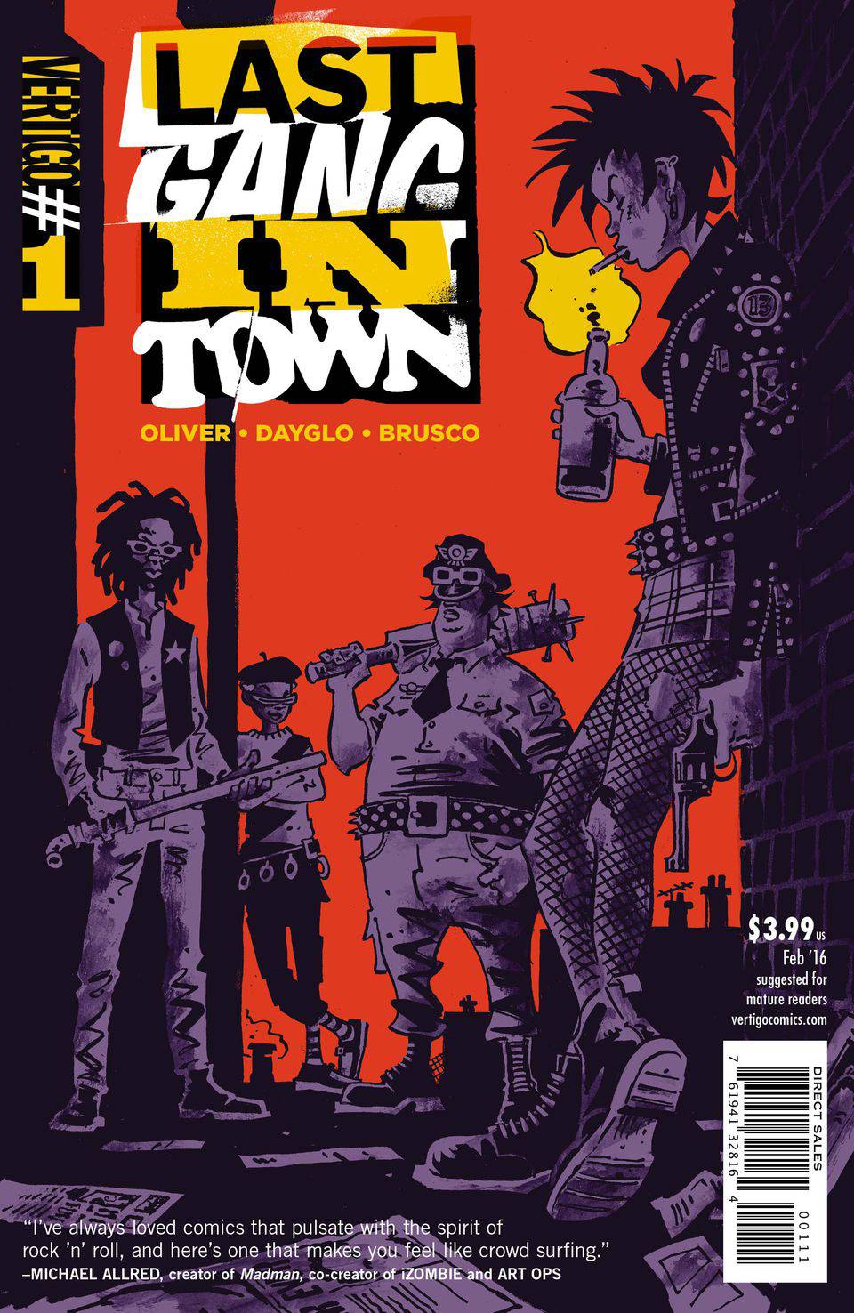 Last Gang in Town #1 - Cover