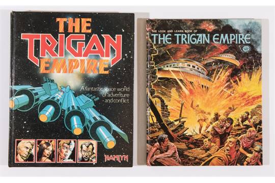 The Trigan Empire, published in 1978 by Hamlyn and The Trigan Empire (The Look & Learn Book of) Fleetway, published in 1973.