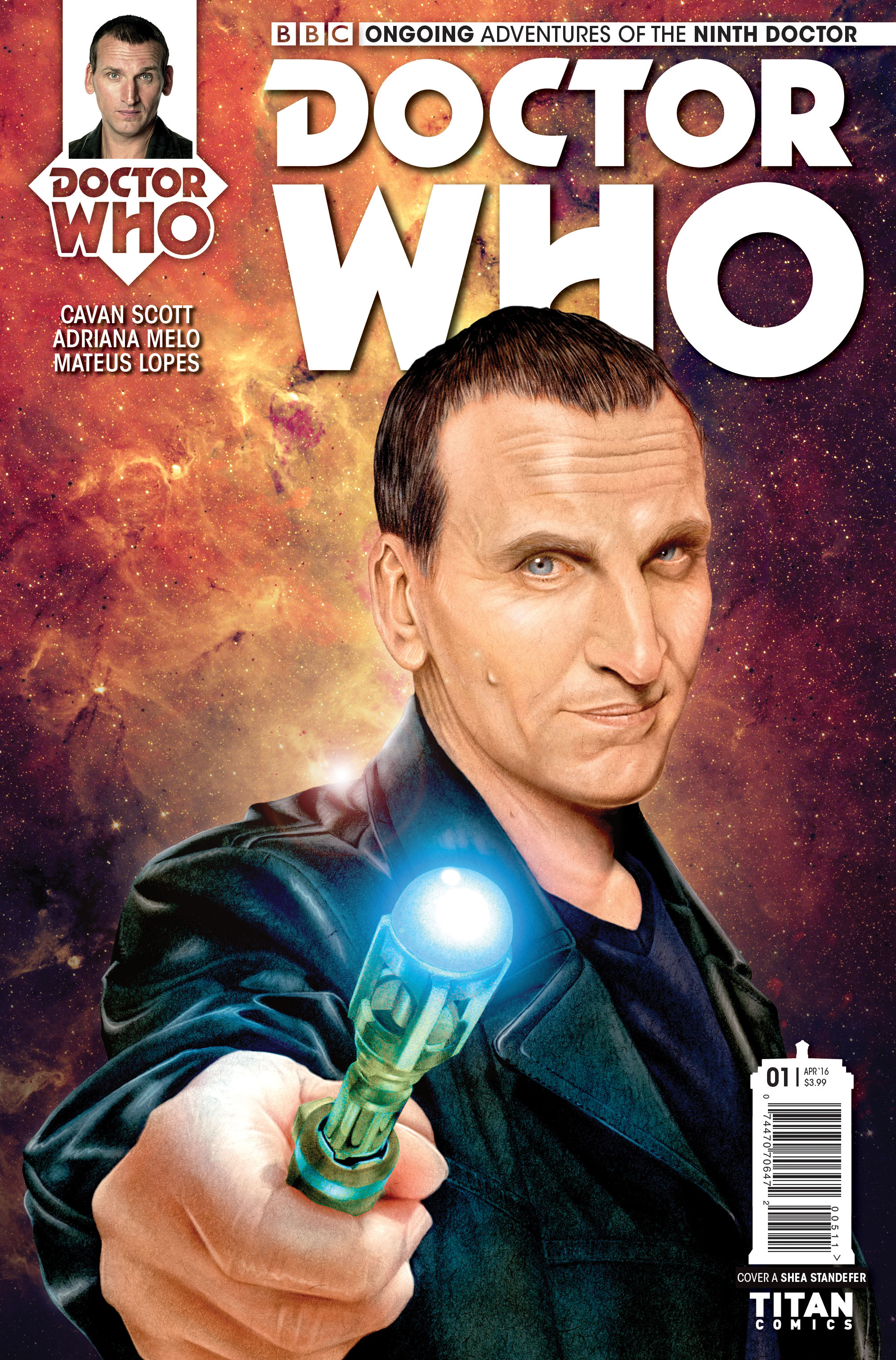 Doctor Who: The Ninth Doctor #1 Ongoing Cover A by Shea Standefer