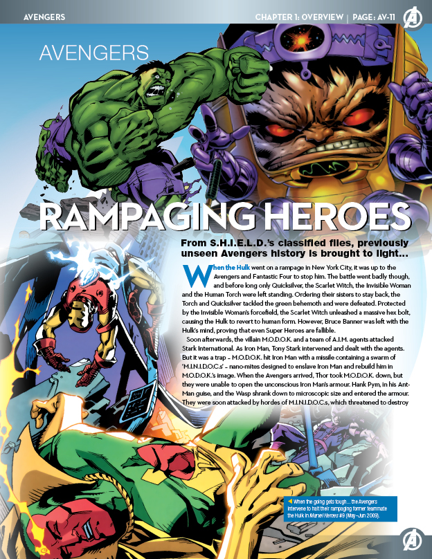 Marvel Fact Files 149 - Avengers: Rampaging Heroes