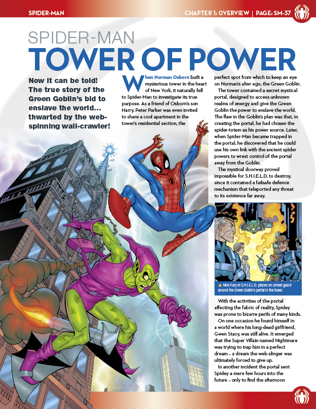 Marvel Fact Files 149 Spider-Man: Tower of Power