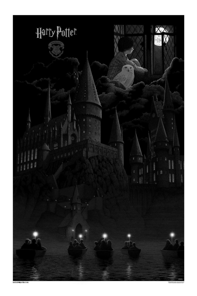 Dark Hall Mansion - Harry Potter poster by Gerhard - Variant