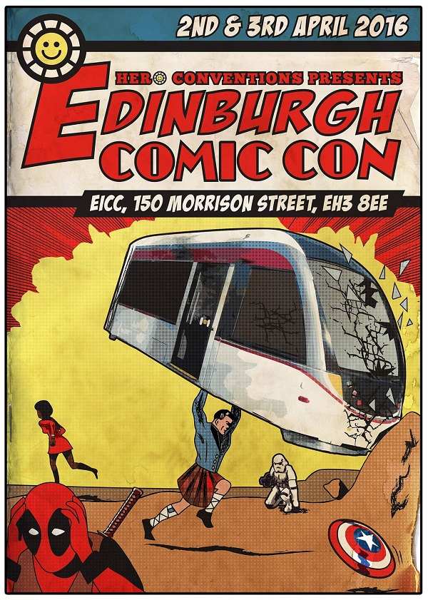 Edinburgh Comic Con 2016 poster