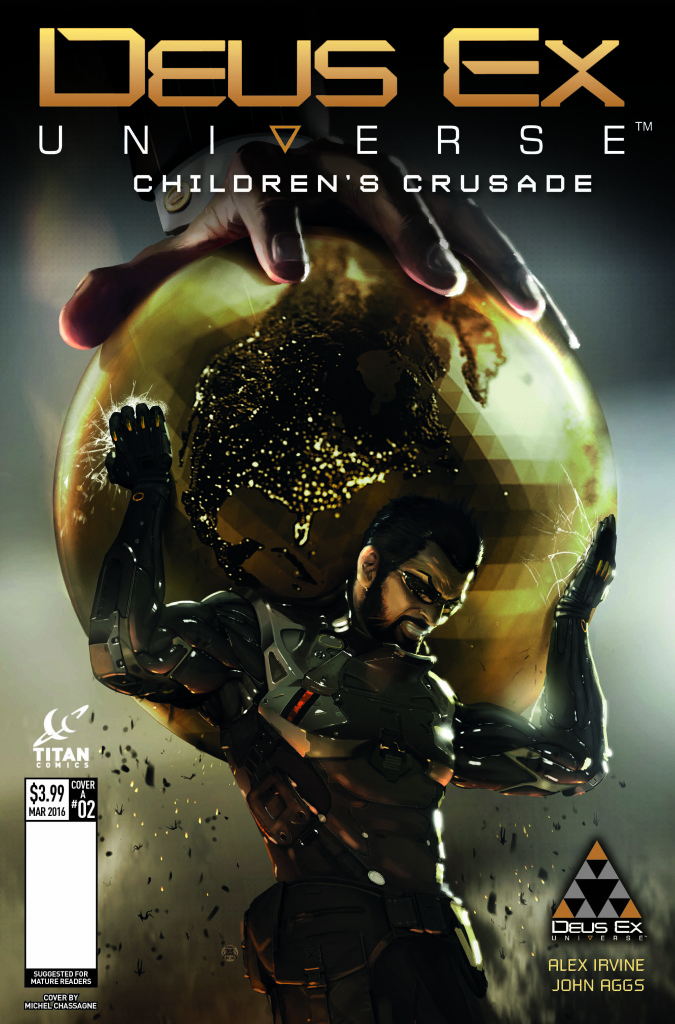 Deus Ex #2 Cover A by Johann Schepacz