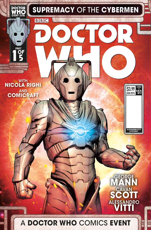 Doctor Who Event 2016: Supremacy of the Cybermen #1 Cover C by Fabio Listrani
