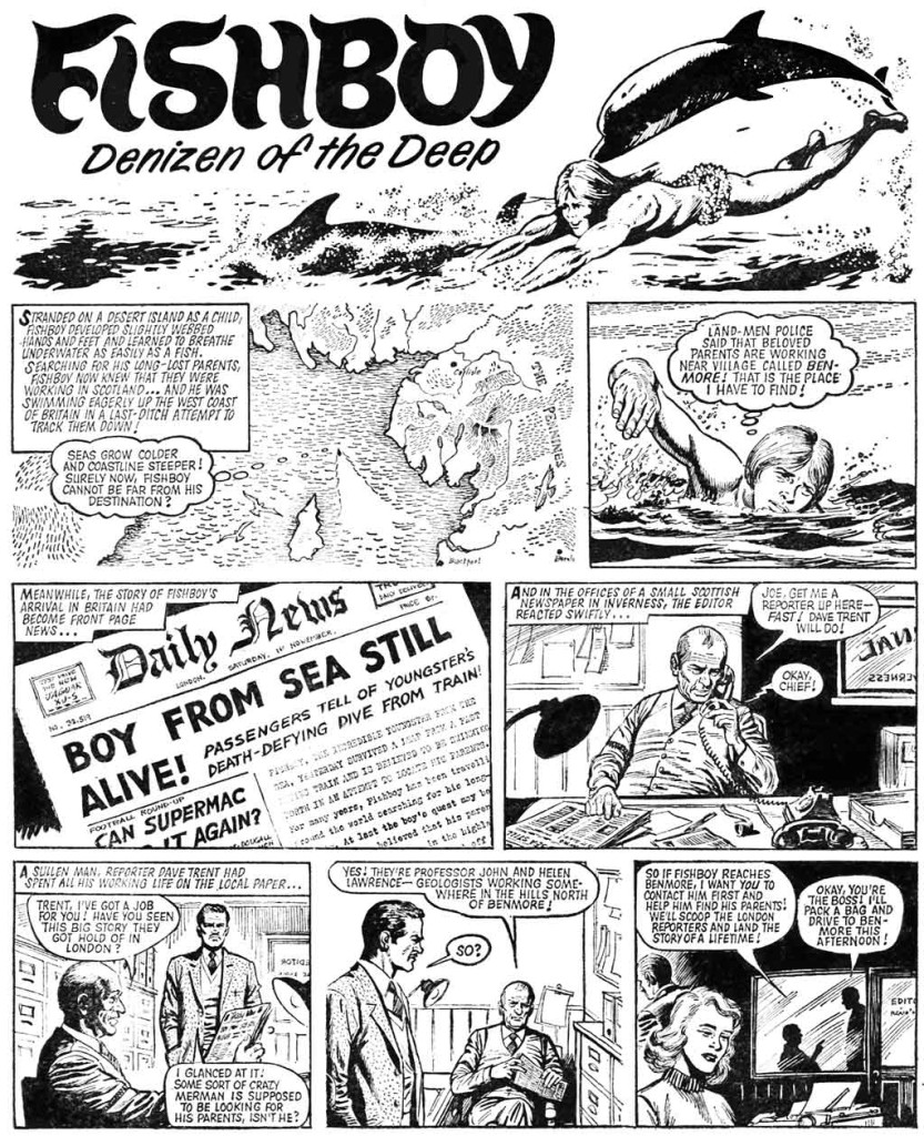 Fishboy - Buster, cover dated 1st November 1975 Page 1