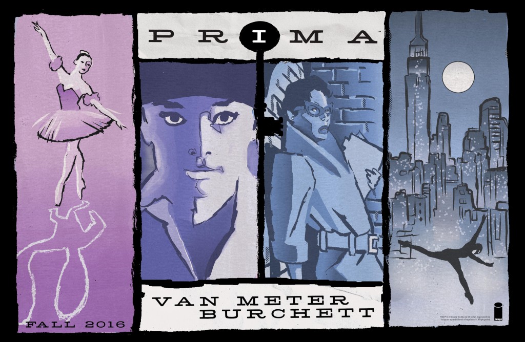 PRIMA by Jen Van Meter, Rick Burchett, Eric Newsom, edited by Jeanine Schaefer